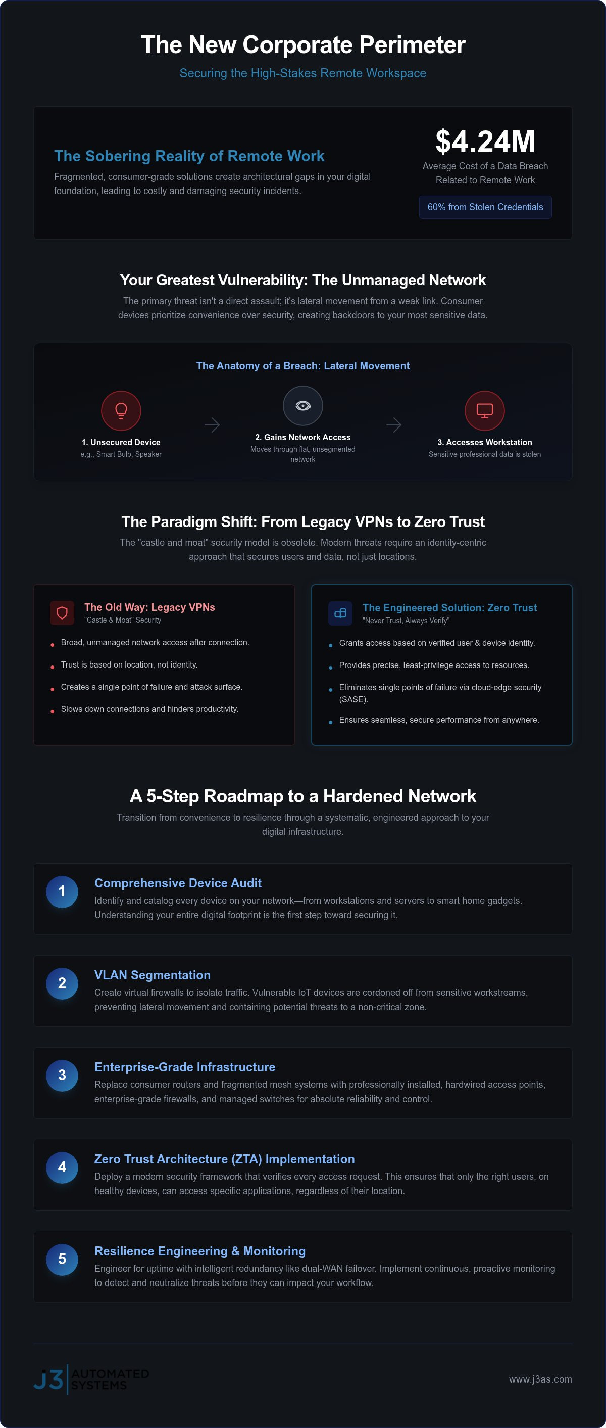 Secure Networking for Remote Work: 2026 Framework infographic