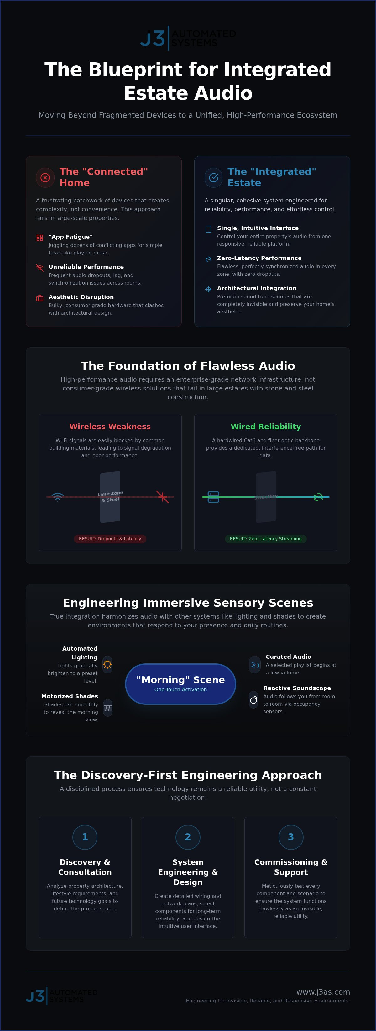 Integrating Audio Systems with Home Automation: The 2026 Engineering Guide infographic