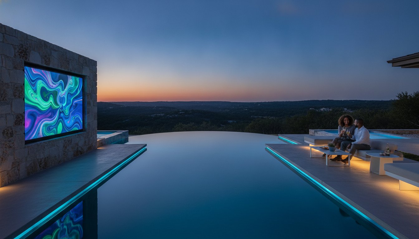 Outdoor Entertainment Systems for Luxury Homes: Engineering the Private Resort Experience