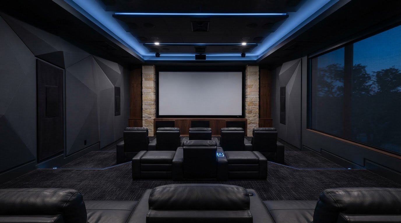 Custom Home Theater Design San Antonio: Engineering the Private Cinema Experience