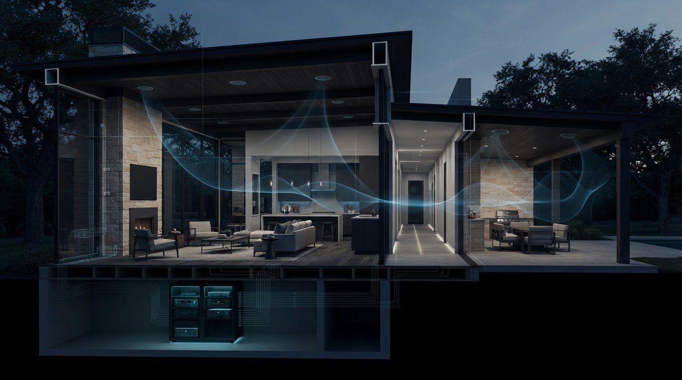Whole Home Audio Installation in Austin: A Guide to Thoughtful System Design