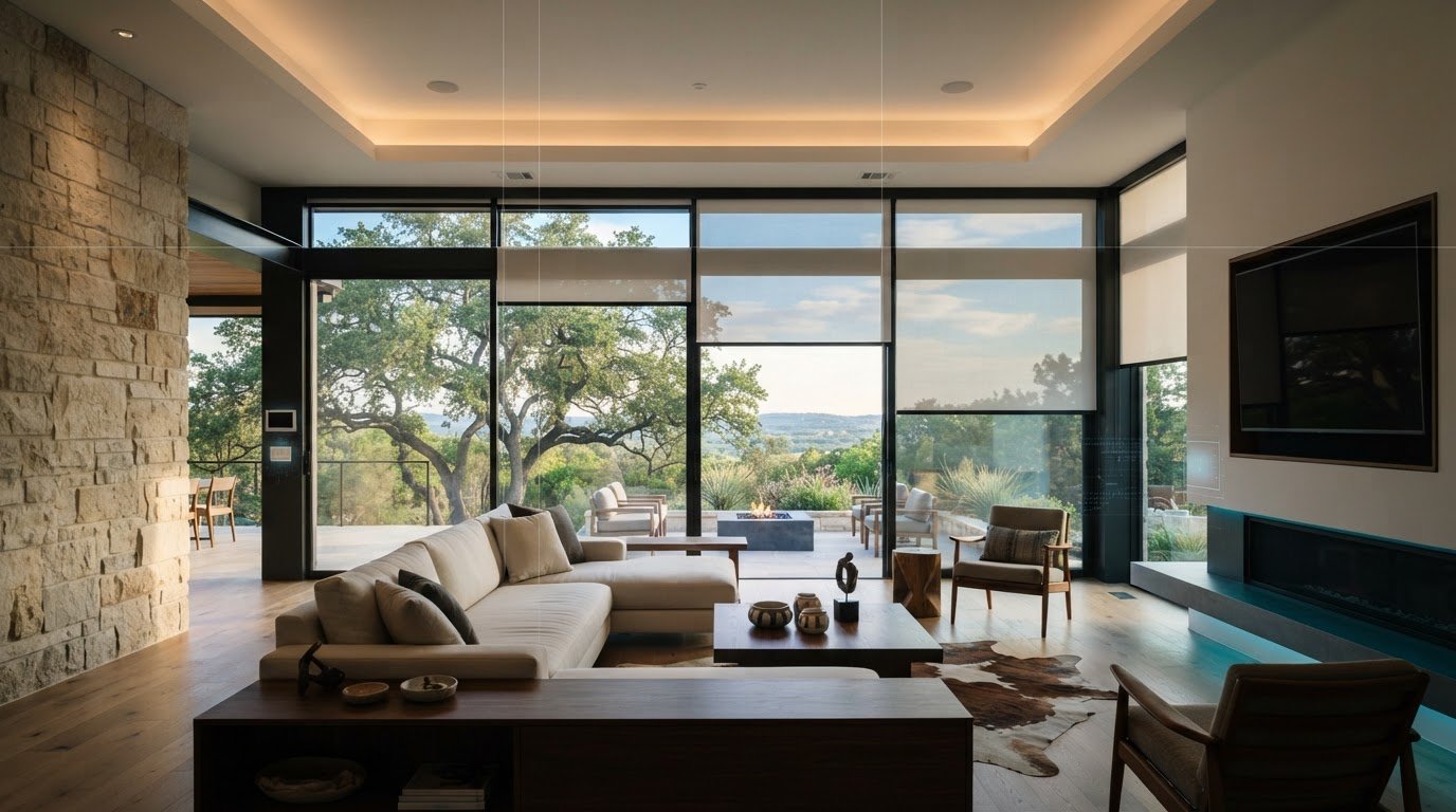 Motorized Shades in San Antonio: A Guide to Integrated Design